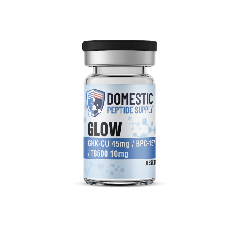 GLOW GHK-Cu (45mg) / BPC-157 (10mg) / TB500 (10mg)