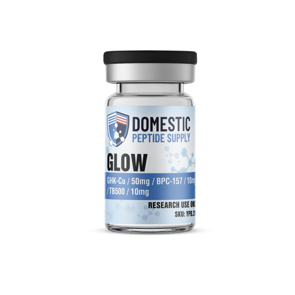 GLOW GHK-Cu (50mg) / BPC-157 (10mg) / TB500 (10mg)